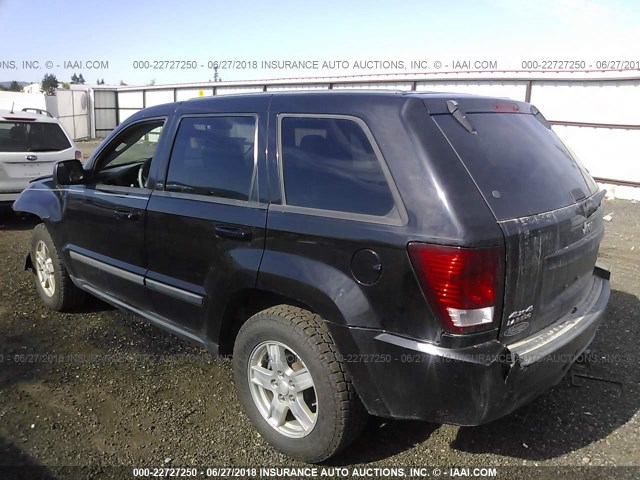 1J8HR48P27C585960 - 2007 JEEP GRAND CHEROKEE LAREDO/COLUMBIA/FREEDOM 黑色 照片 3