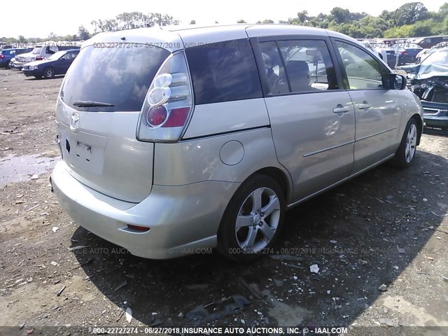 JM1CR293060111636 - 2006 MAZDA 5 SILVER photo 4