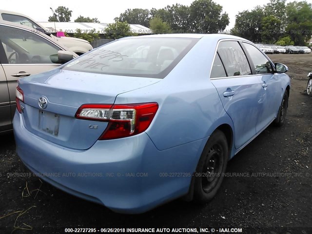 4T4BF1FK2ER337616 - 2014 TOYOTA CAMRY L/SE/LE/XLE Mavi foto 4