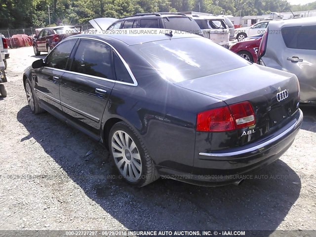 WAUMV44E47N022593 - 2007 AUDI A8 L QUATTRO BLACK photo 3