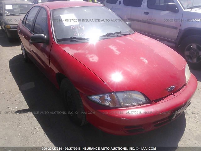 1G1JC524117271658 - 2001 CHEVROLET CAVALIER CNG RED photo 1