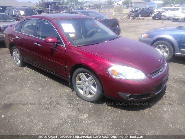 2G1WU58RX79211472 - 2007 CHEVROLET IMPALA LTZ RED photo 1