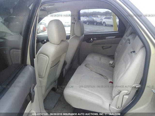 3G5DA03L96S666433 - 2006 BUICK RENDEZVOUS CX/CXL GOLD photo 8