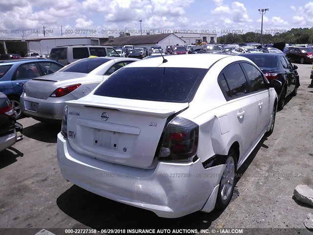 3N1AB6AP3BL619360 - 2011 NISSAN SENTRA 2.0/2.0S/SR/2.0SL WHITE photo 6