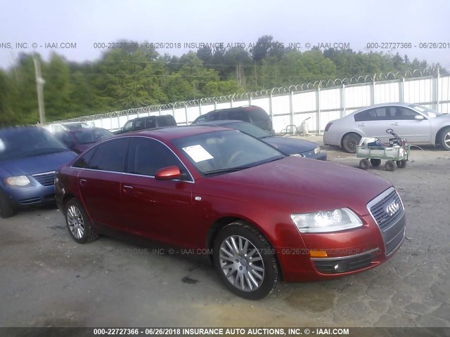 WAUDH74F46N128669 - 2006 AUDI A6 3.2 QUATTRO ORANGE photo 1