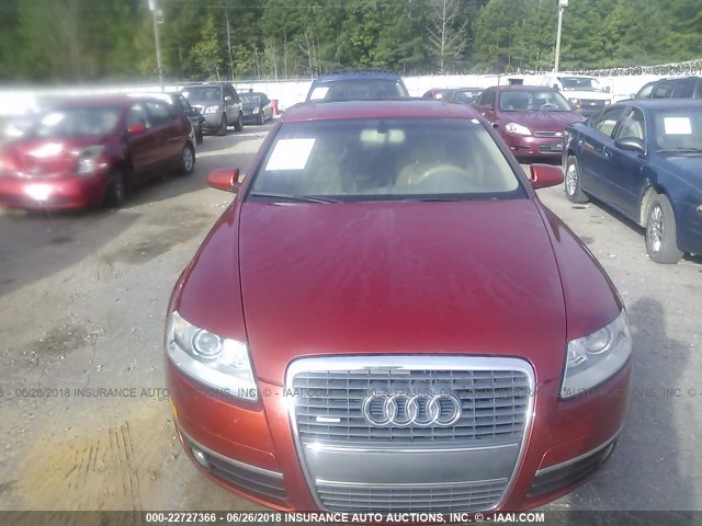 WAUDH74F46N128669 - 2006 AUDI A6 3.2 QUATTRO ORANGE photo 6