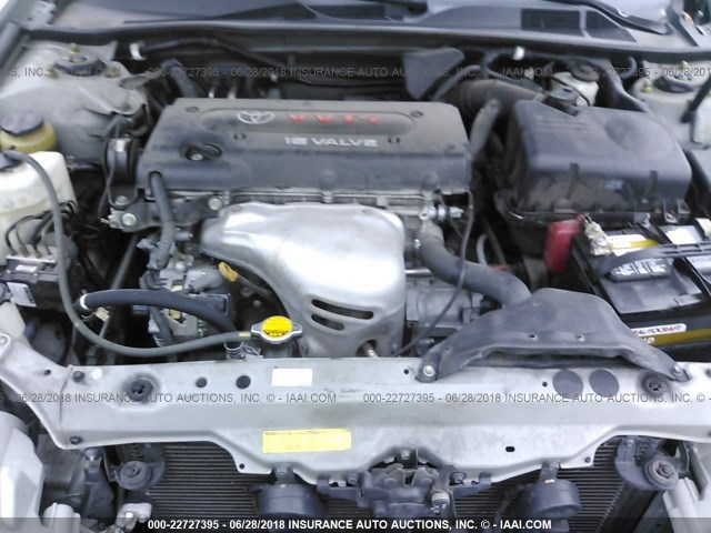 4T1BE32K44U857202 - 2004 TOYOTA CAMRY LE/XLE/SE 银色 照片 10