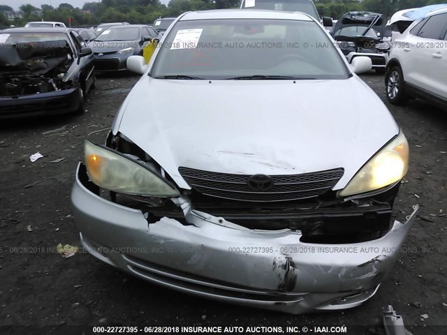 4T1BE32K44U857202 - 2004 TOYOTA CAMRY LE/XLE/SE 银色 照片 6