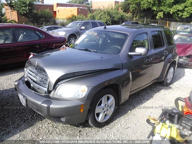 3GNBABFW9BS520827 - 2011 CHEVROLET HHR LT GRAY photo 2