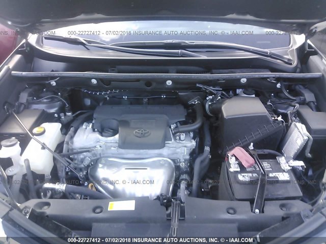 2T3WFREV3JW439689 - 2018 TOYOTA RAV4 ADVENTURE/XLE GRAY photo 10