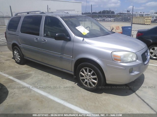 5GADV33L56D187054 - 2006 BUICK TERRAZA CXL SILVER photo 1