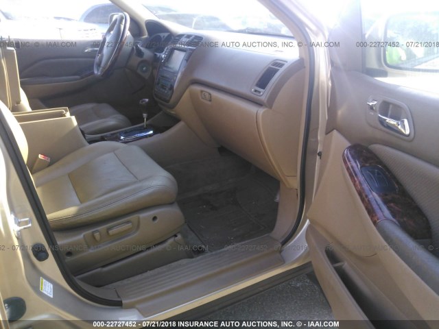 2HNYD18831H506887 - 2001 ACURA MDX TOURING GOLD photo 5