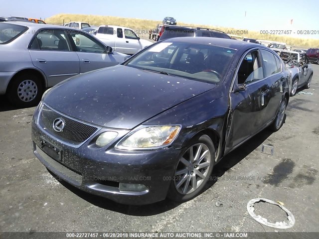 JTHBH96S165013705 - 2006 LEXUS GS GENERATION 200 300 GRAY photo 2