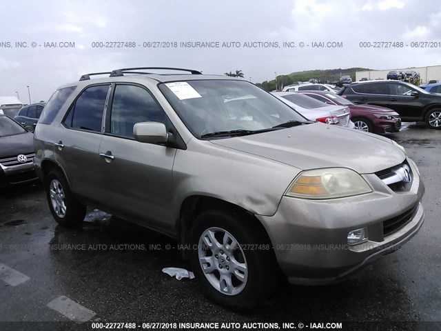 2HNYD18806H502402 - 2006 ACURA MDX TOURING TAN photo 1