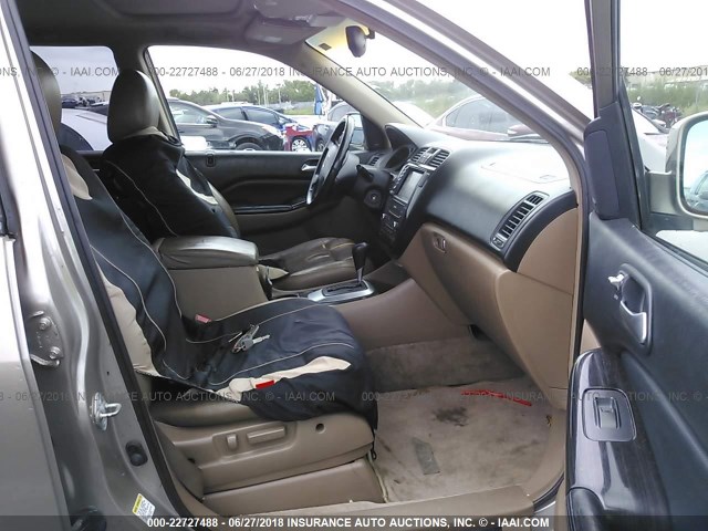 2HNYD18806H502402 - 2006 ACURA MDX TOURING TAN photo 5