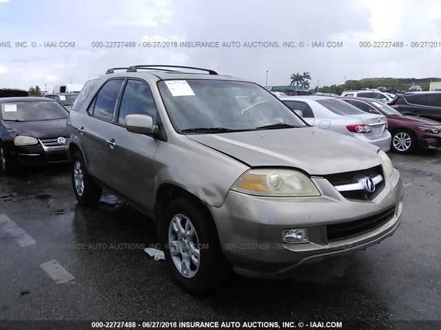 2HNYD18806H502402 - 2006 ACURA MDX TOURING TAN photo 6