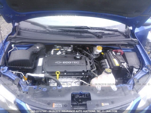 1G1JB5SH1J4104417 - 2018 CHEVROLET SONIC LS 蓝色 照片 10