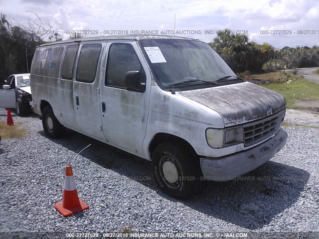 1FTEE14Y3THA30547 - 1996 FORD ECONOLINE E150 VAN WHITE photo 1