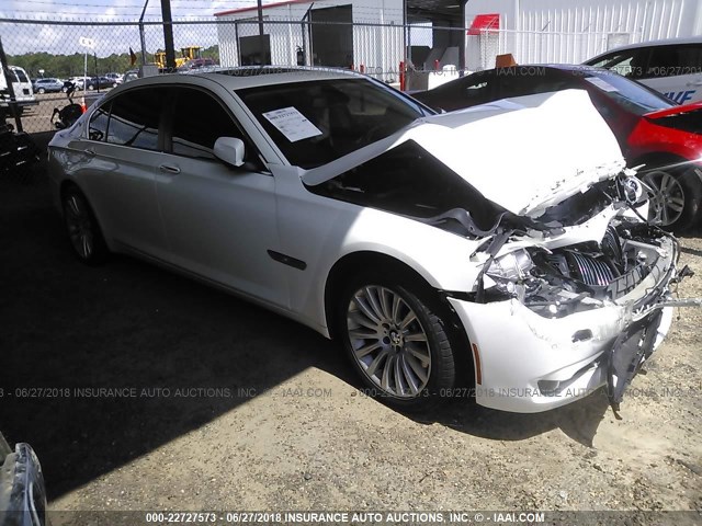 WBAKB8C5XBC851861 - 2011 BMW 750 LI WHITE photo 1