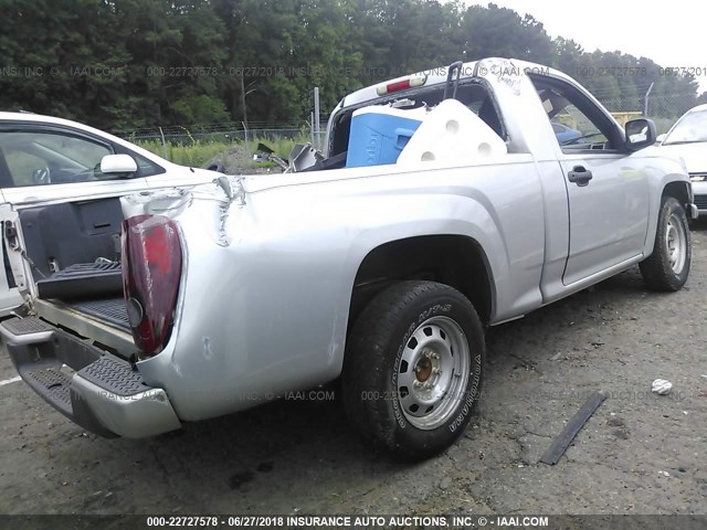 1GCCSBD91A8129430 - 2010 CHEVROLET COLORADO GRAY photo 4