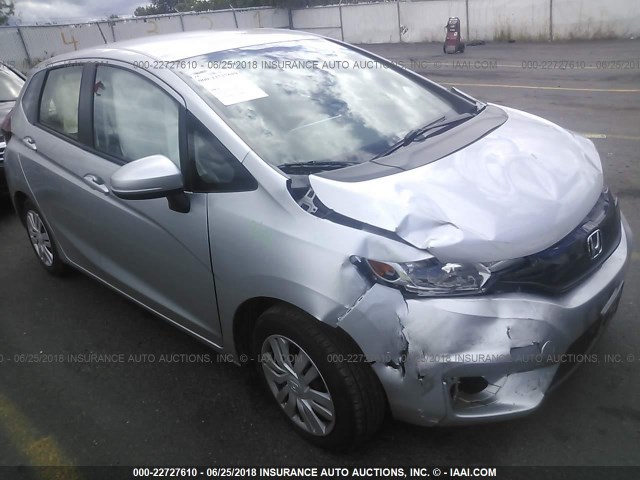 JHMGK5H58GX040235 - 2016 HONDA FIT LX SILVER photo 1