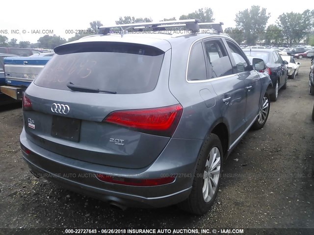 WA1LFAFP6DA089749 - 2013 AUDI Q5 PREMIUM PLUS GRAY photo 4