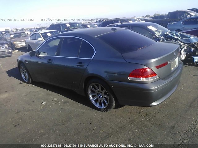 WBAGL63402DP57819 - 2002 BMW 745 I Light Blue photo 3