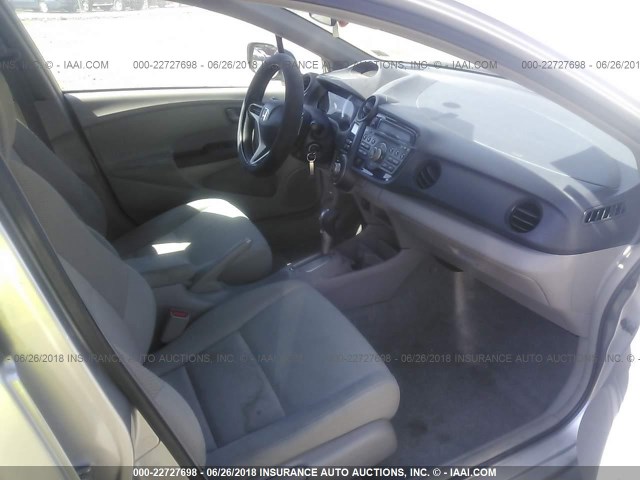 JHMZE2H79AS015154 - 2010 HONDA INSIGHT EX SILVER photo 5