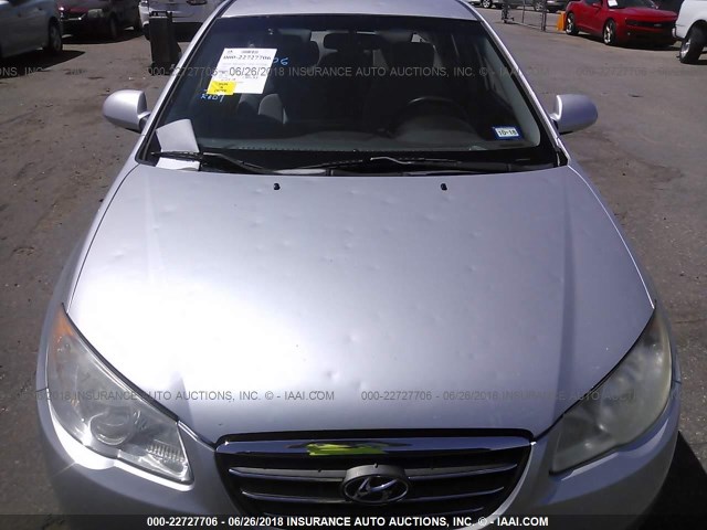 KMHDU46D18U274797 - 2008 HYUNDAI ELANTRA GLS/SE/LIMITED SILVER photo 6