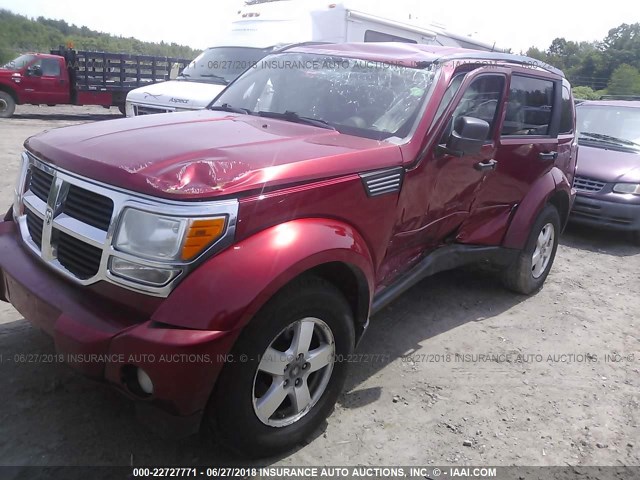 1D8GU28KX9W505561 - 2009 DODGE NITRO SE BURGUNDY photo 2