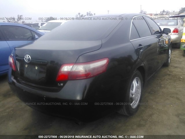 4T4BE46KX9R092056 - 2009 TOYOTA CAMRY SE/LE/XLE BLACK photo 4
