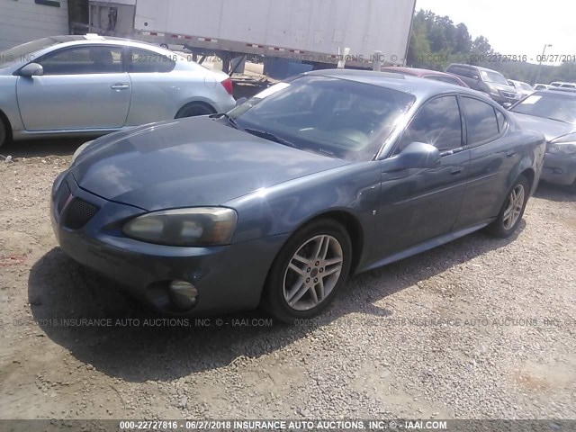 2G2WR554461155144 - 2006 PONTIAC GRAND PRIX GT GREEN photo 2