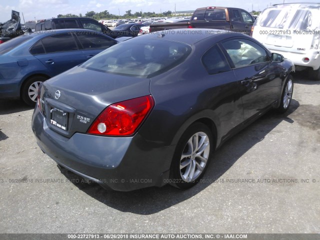 1N4BL24E89C144401 - 2009 NISSAN ALTIMA 3.5SE GRAY photo 4