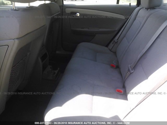 1G1ZG57B99F260455 - 2009 CHEVROLET MALIBU LS ვერცხლისფერი ფოტო 8