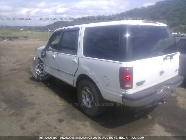 1FMPU16L7YLA60521 - 2000 FORD EXPEDITION XLT WHITE photo 3
