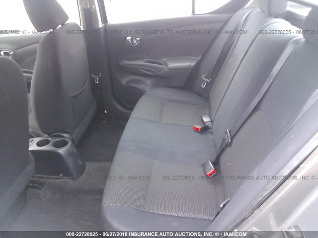 3N1CN7AP4CL842448 - 2012 NISSAN VERSA S/SV/SL GRAY photo 8