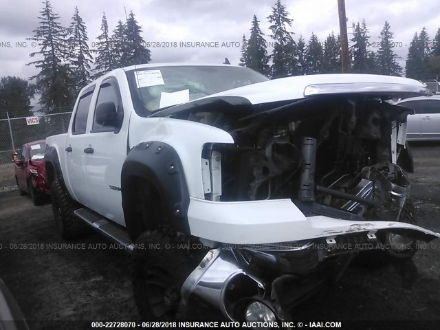 2GTEK13M881218854 - 2008 GMC SIERRA K1500 WHITE photo 1