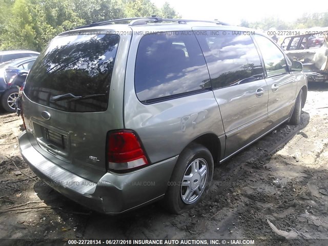 2FMZA522X4BA92766 - 2004 FORD FREESTAR SEL BROWN photo 4