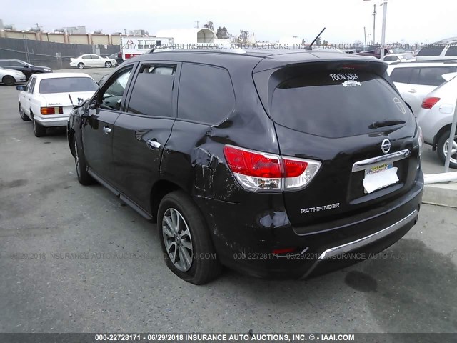 5N1AR2MN8FC657207 - 2015 NISSAN PATHFINDER S/SV/SL/PLATINUM 黑色 照片 3