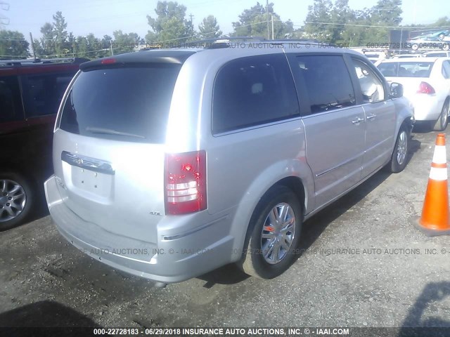 2A8HR64X18R689169 - 2008 CHRYSLER TOWN & COUNTRY LIMITED SILVER photo 4