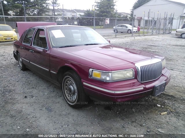 1LNLM81W6SY654598 - 1995 LINCOLN TOWN CAR EXECUTIVE RED photo 1