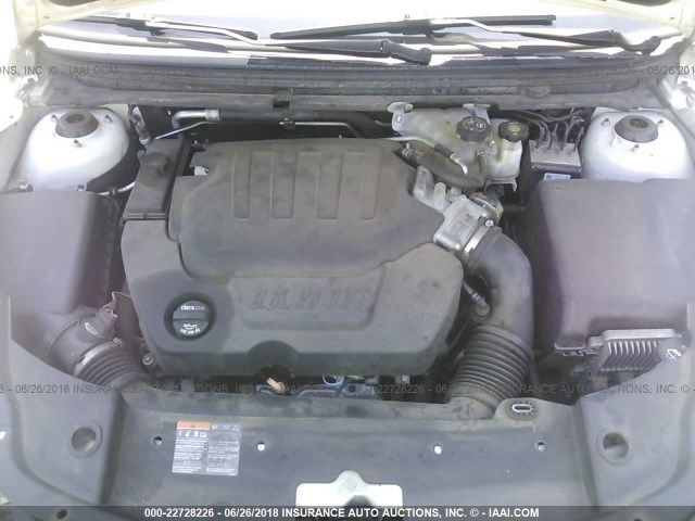 1G1ZG5E72CF287812 - 2012 CHEVROLET MALIBU LTZ 白色 照片 10