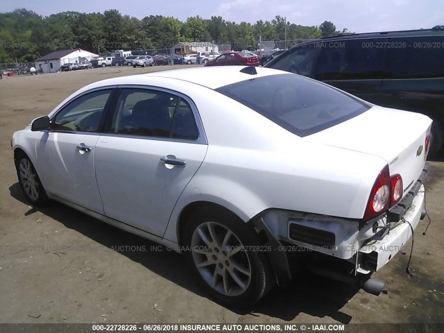 1G1ZG5E72CF287812 - 2012 CHEVROLET MALIBU LTZ 白色 照片 3