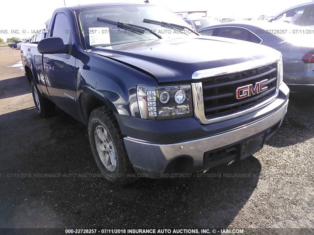 1GTEC14X98Z206158 - 2008 GMC SIERRA C1500 BLUE photo 6