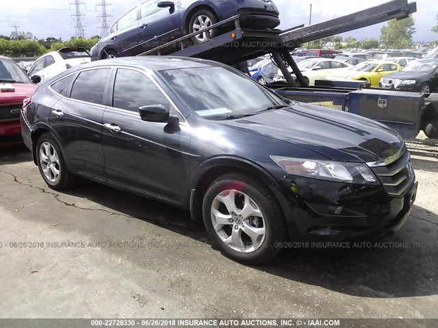 5J6TF1H59CL004594 - 2012 HONDA CROSSTOUR EXL BLACK photo 1