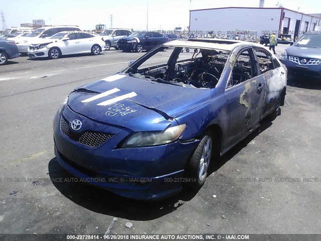 4T1BK46K09U090223 - 2009 TOYOTA CAMRY SE/LE/XLE ლურჯი ფოტო 2