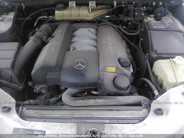 4JGAB75E22A337144 - 2002 MERCEDES-BENZ ML 500 SILVER photo 10