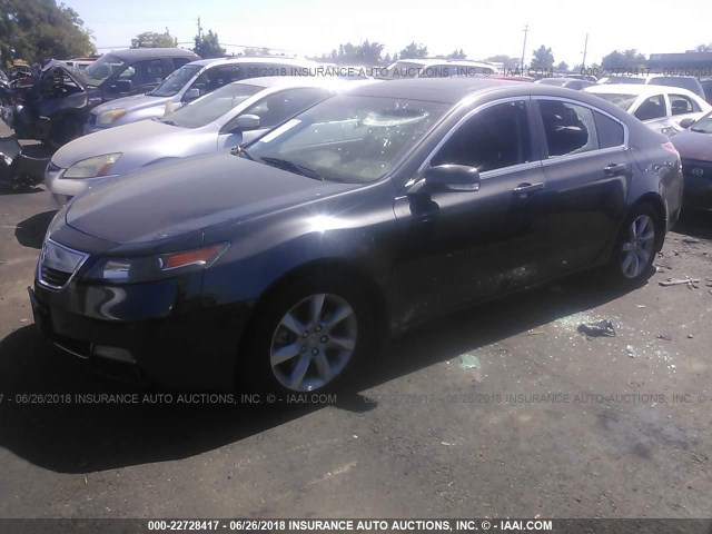 19UUA8F27CA016041 - 2012 ACURA TL GRAY photo 2