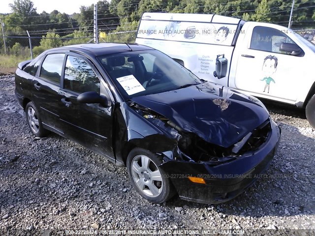 1FAHP34N77W360000 - 2007 FORD FOCUS ZX4/S/SE/SES 黑色 照片 1