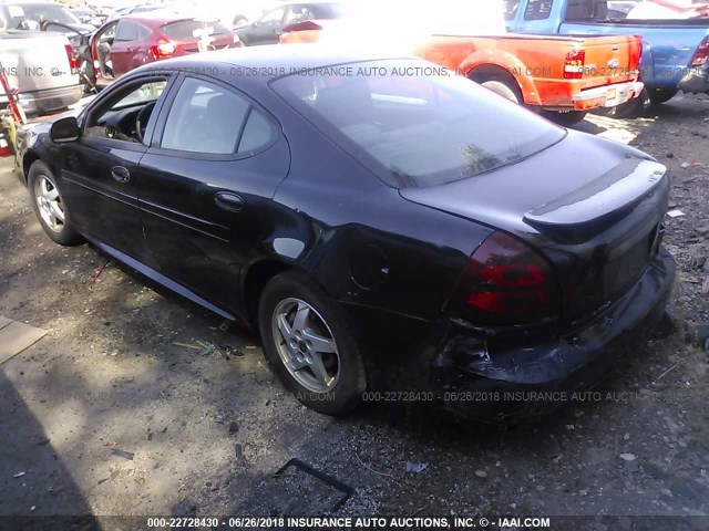 2G2WP522941106592 - 2004 PONTIAC GRAND PRIX GT BLACK photo 3